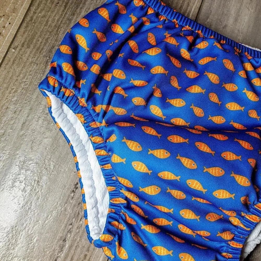 i Play Unisex Reusable Absorbent Baby Snap Swim Diaper Size 3T UPF 50